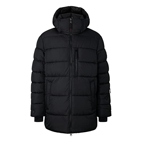 Bogner Fire + Ice Mens Yannic2 Schwarz - Warmer moderner Herren Steppparka, Größe 54 - Farbe Black von Bogner