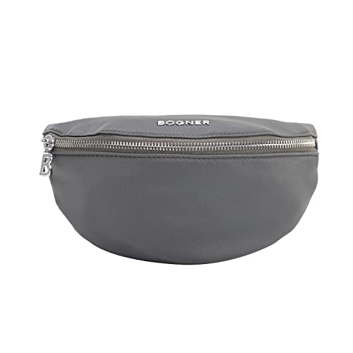 Bogner Ladies Klosters Sina Shoulderbag Grau - Stylische vielseitige Damen Schultertasche, Größe One Size - Farbe Dark G von Bogner