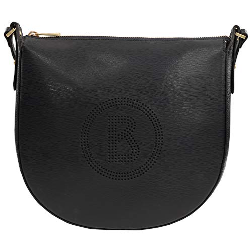 Bogner Zürs Klara Schultertasche Damen Tasche aus Long-Grain-Leder, lhz, 7x28x30.5 cm von Bogner