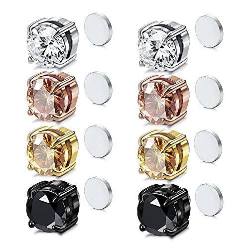 Murrayz Magnetique LymphflüSsigkeit Ohrringe, Amo'Thea Lymphactive Mag Studs, Magnetische Lymphdrainage-Ohrringe, Non-Piercing-Ohrringe Promotes Blood Circulation for Women Men von Bogoro