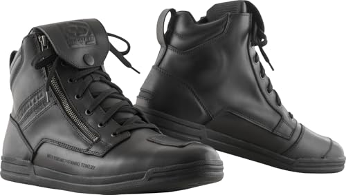 Bogotto Brooklyn wasserdichte Motorrad Schuhe, schwarz, 47 von Bogotto