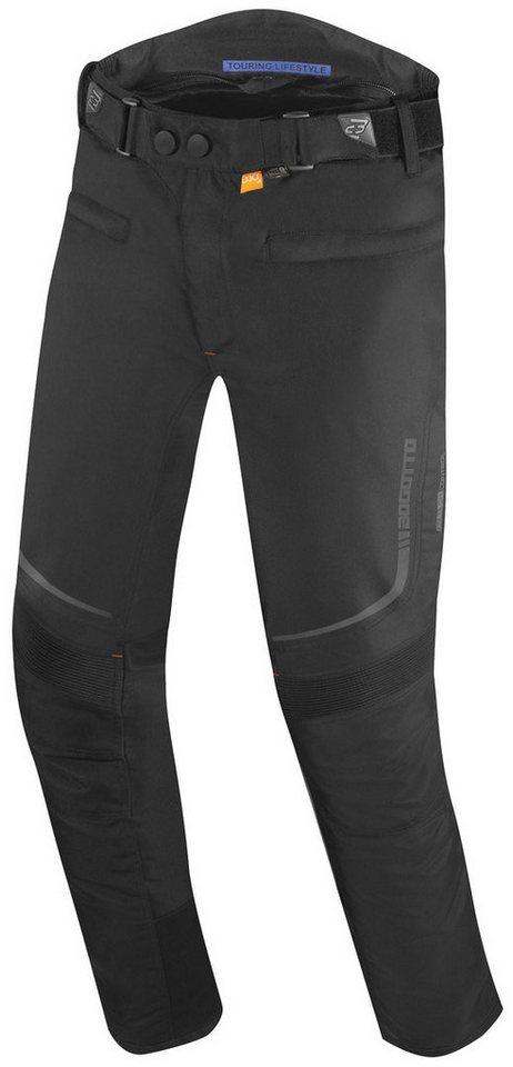 Bogotto Motorradhose Azury 2in1 wasserdichte Motorrad Textilhose 2-Lagen-Laminat,Verbindungsreißverschluss,Knieprotektoren enthalt von Bogotto