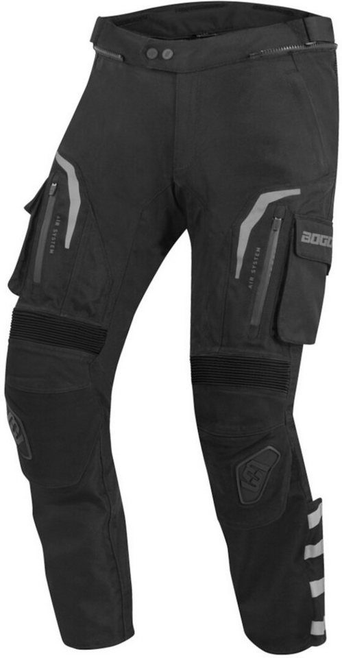 Bogotto Motorradhose Explorer-Z wasserdichte Motorrad Leder-/Textilhose Knieprotektoren enthalten,herausnehmbares Innenfutter,herausnehmb von Bogotto