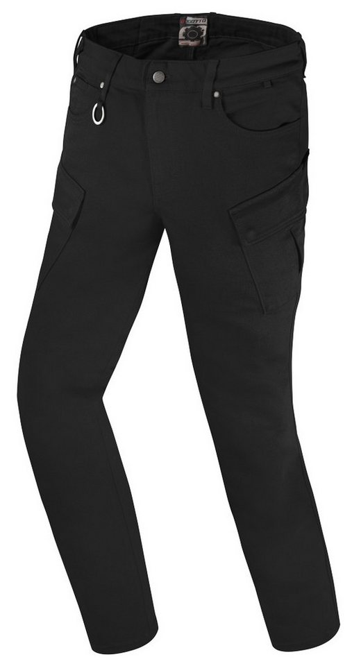Bogotto Motorradhose Yagal Cargo Motorrad Textilhose protektoren reflektierende reißverschluss von Bogotto