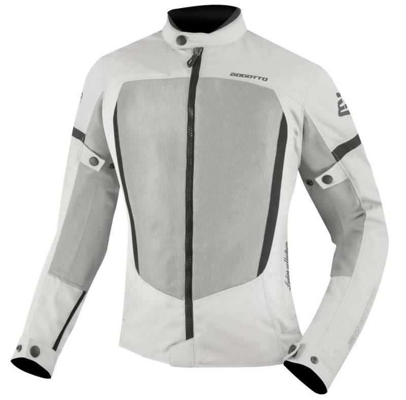 Bogotto Motorradjacke Alastor Air Mesh Damen Motorrad Textiljacke Verbindungsreißverschluss,Ellenbogenprotektoren enthalten,perfori von Bogotto