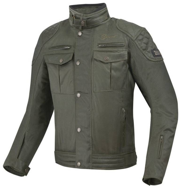 Bogotto Motorradjacke Barton wasserdichte Motorrad Wachsjacke herausnehmbares Innenfutter,wasserdicht von Bogotto