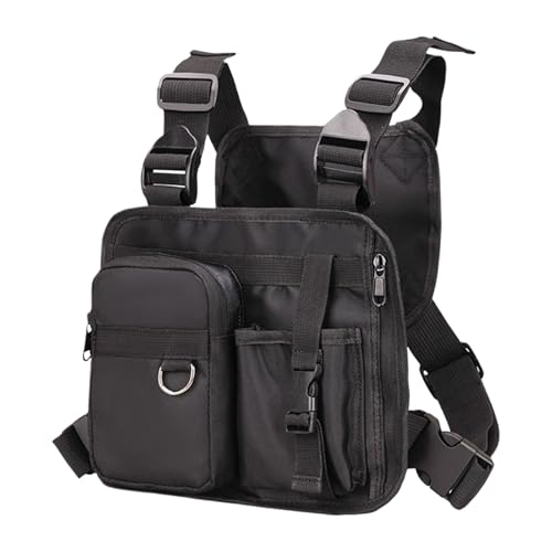 Bohany Chest Bag for Men - Outdoor Brusttasche Sporttasche - Rucksack Weste Handytasche Unisex für Walking Jogging Wandern Outdoor Radfahren Reisen Angeln von Bohany