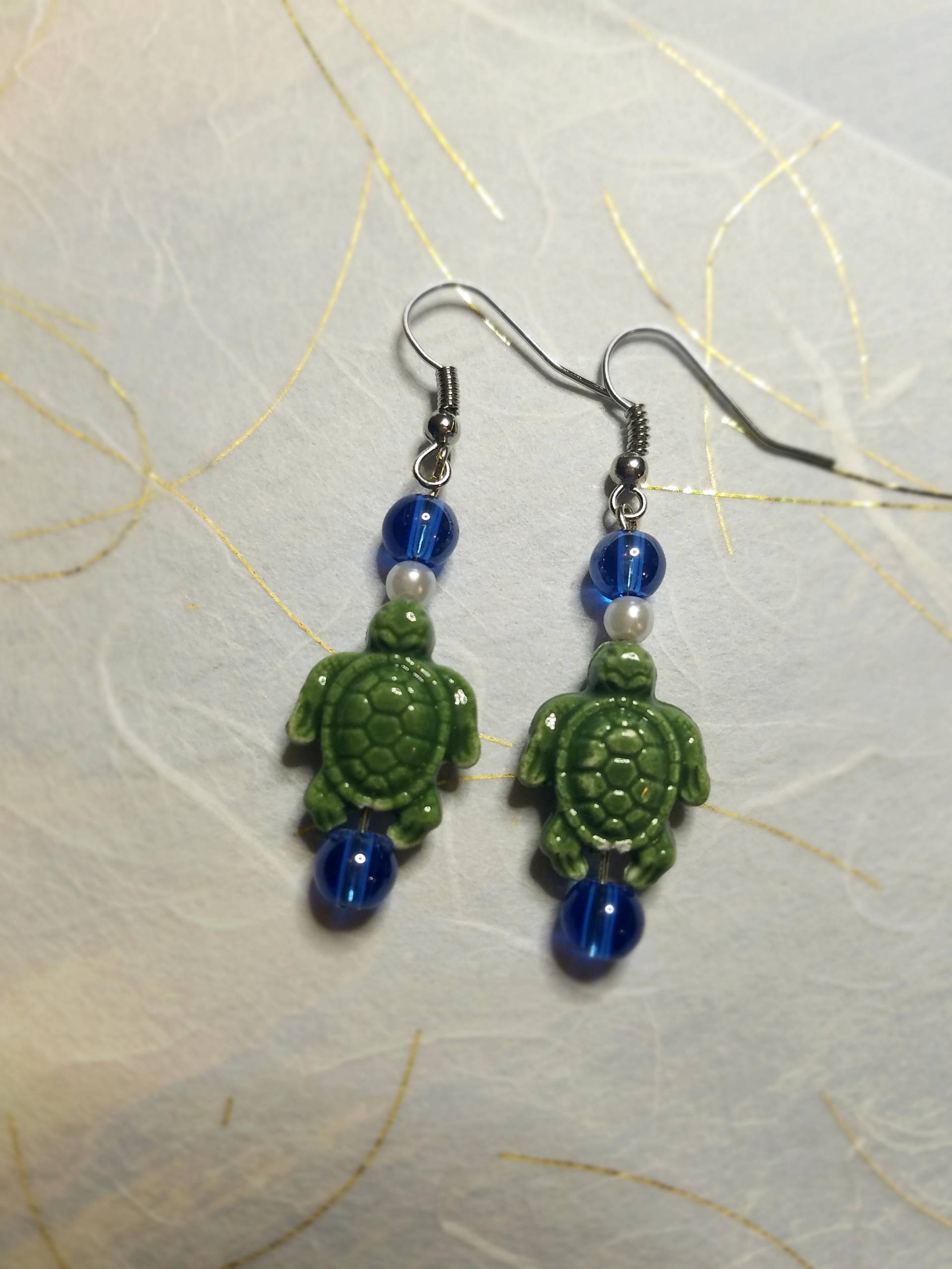 Süße Sea Turtle Ohrringe Süße Sea Turtle Ohrringe von BohemianBabeDesign