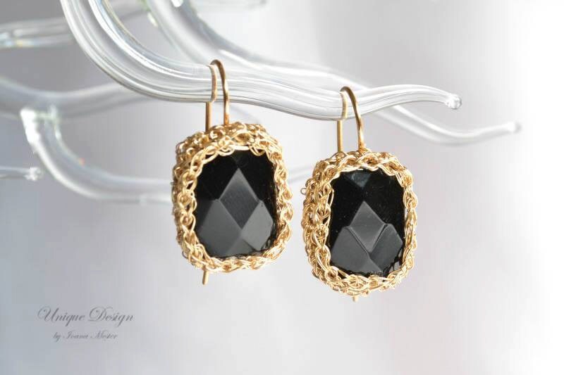 Schwarze Onyx Ohrringe, Gold Und Schwarz Schmuck, Geschenk Für Sie, Frauen, Elegante Ohrringe Schwarze Onyx Ohrringe, Gold Und Schwarz Schmuck, Geschenk Für Sie, Frauen, Elegante Ohrringe von BohemianPleasures