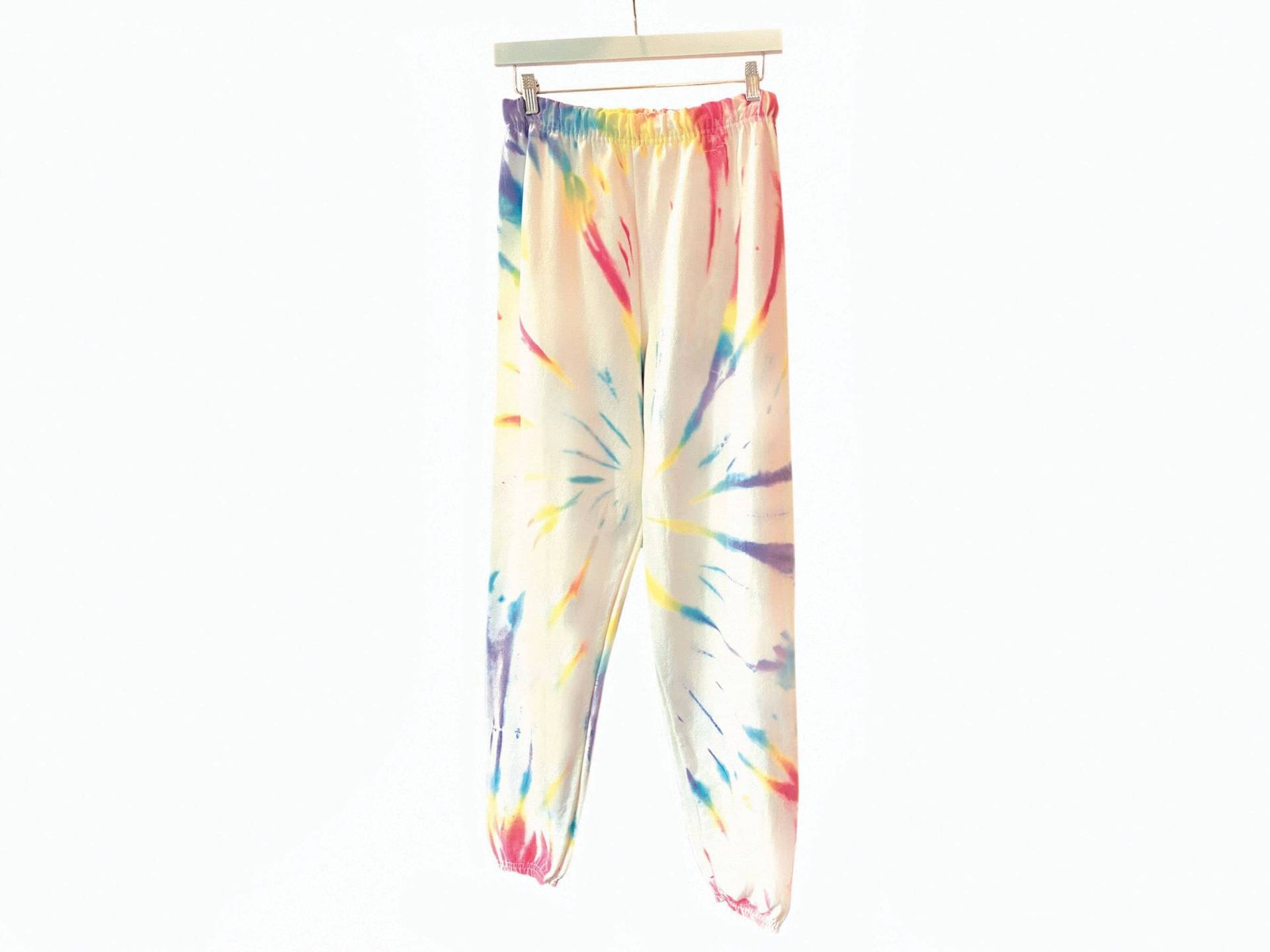 Tie Dye Jogginghose in Vanilla Rainbow // Erwachsene Sweats Tie Dye Jogginghose in Vanilla Rainbow // Erwachsene Sweats von BohemianTieDyes