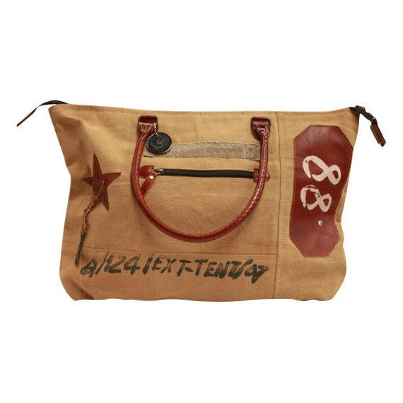 Schlüsselanhänger Tasche Canvastasche von Bohemiobags