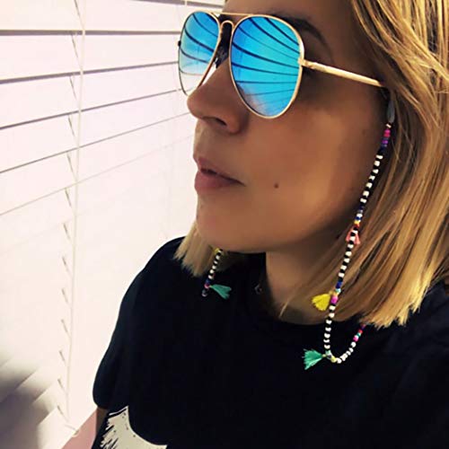 Bohend Boho Sonnenbrillen Kette Bohemien Korn Quasten Brillenkette Korn Brillenzubehör Zum Brille und Sonnenbrille von Bohend