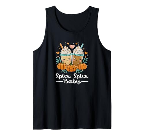 Spice Spice Baby Kawaii Pumpkin Spice Latte Lover Tank Top von Boho Fall Spooky Season Gifts Shirts & Hoodies