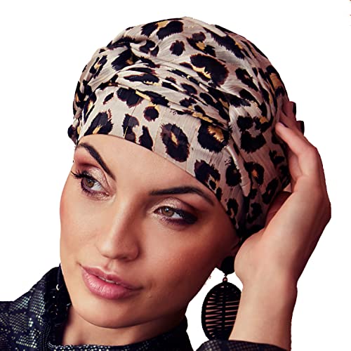 Boho Spirit Women's Beautiful and Comfortable Printed Amber Turban Set from Danish, Multicolor, One-Size von Boho Spirit