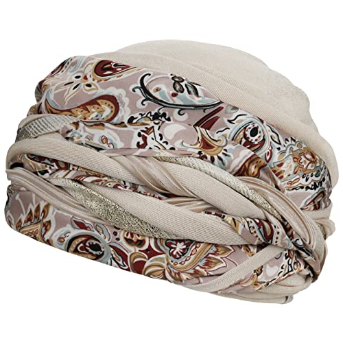 Boho Spirit Women's Scarlett Turban, Chalk & Rose Paisley Mix, One Size von Boho Spirit