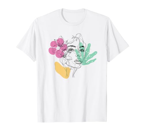 Mädchen-Silhouette-Collage im Boho-Design T-Shirt Mädchen-Silhouette-Collage im Boho-Design T-Shirt von Boho Style Floral Girl Silhouette Collage tees