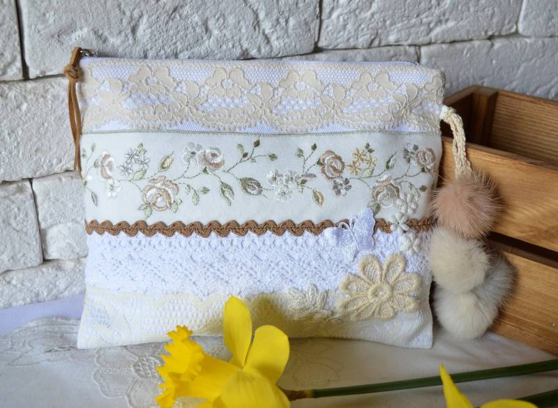 Boho Tasche, Kosmetiktasche, Kosmetiktasche von BohoAreaDesigns