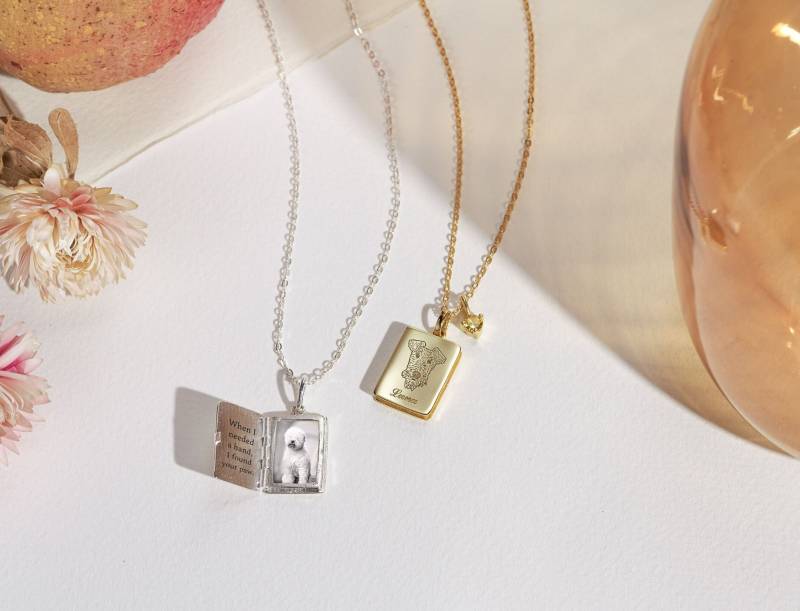 Buch Medaillon Benutzerdefinierte Haustier Porträt Halskette Foto Gravierte Buch Medaillon Benutzerdefinierte Haustier Porträt Halskette Foto Gravierte von BohoEcoPhilia