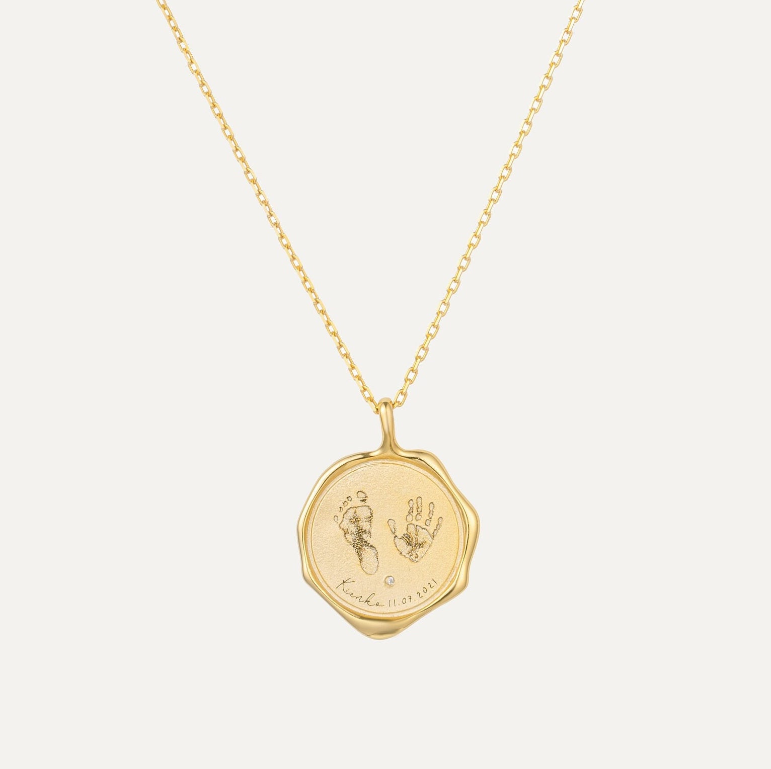 Neugeborenen Halskette Fußabdruck Wachs Siegel Personalisierte Mütter Geschenk Baby-Dusche Geschenke Für Mutter Neue Neugeborenen Halskette Fußabdruck Wachs Siegel Personalisierte Mütter Geschenk Baby-Dusche Geschenke Für Mutter Neue von BohoEcoPhilia