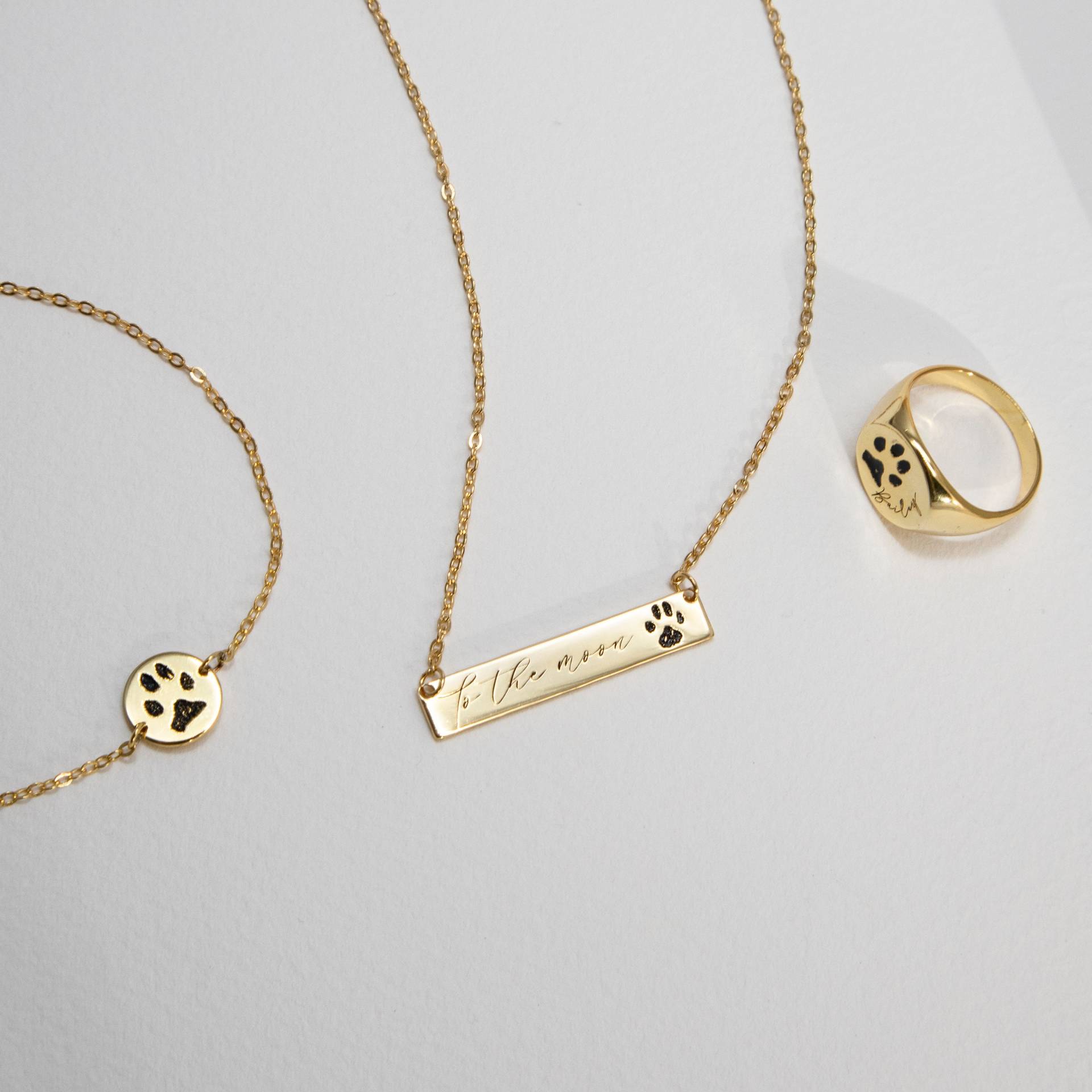 Pfote Abdruck Halskette Dein Haustier Individuelle Hundepfote Katzenpfote Personalisierte Pfote Abdruck Halskette Dein Haustier Individuelle Hundepfote Katzenpfote Personalisierte von BohoEcoPhilia