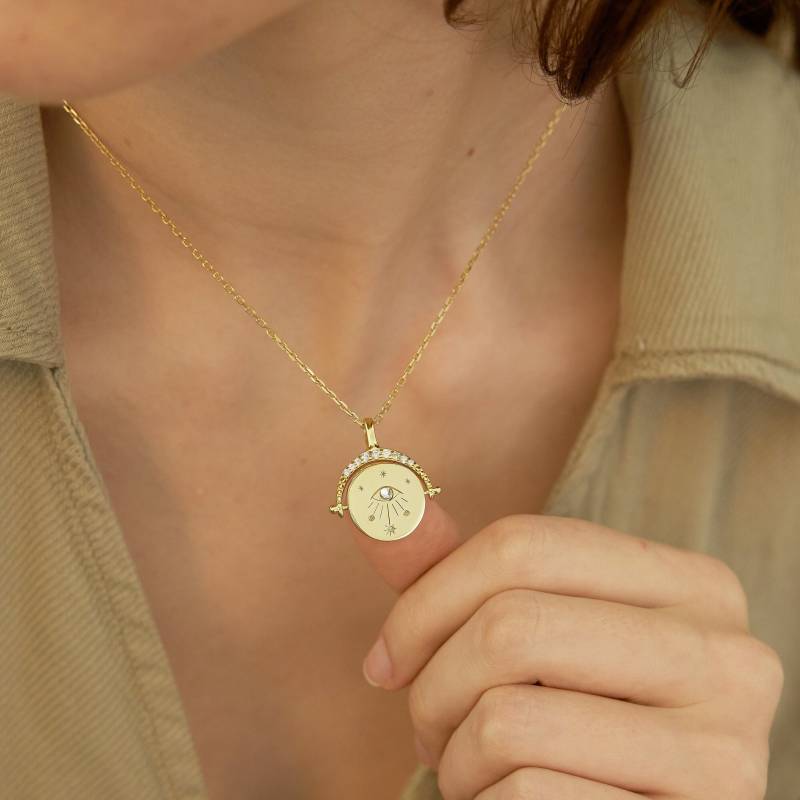 Spinner Anhänger Halskette Geschenk Für Sie Böser Blick Schmuck Schutz Freundschaft Boho Spinner Anhänger Halskette Geschenk Für Sie Böser Blick Schmuck Schutz Freundschaft Boho von BohoEcoPhilia
