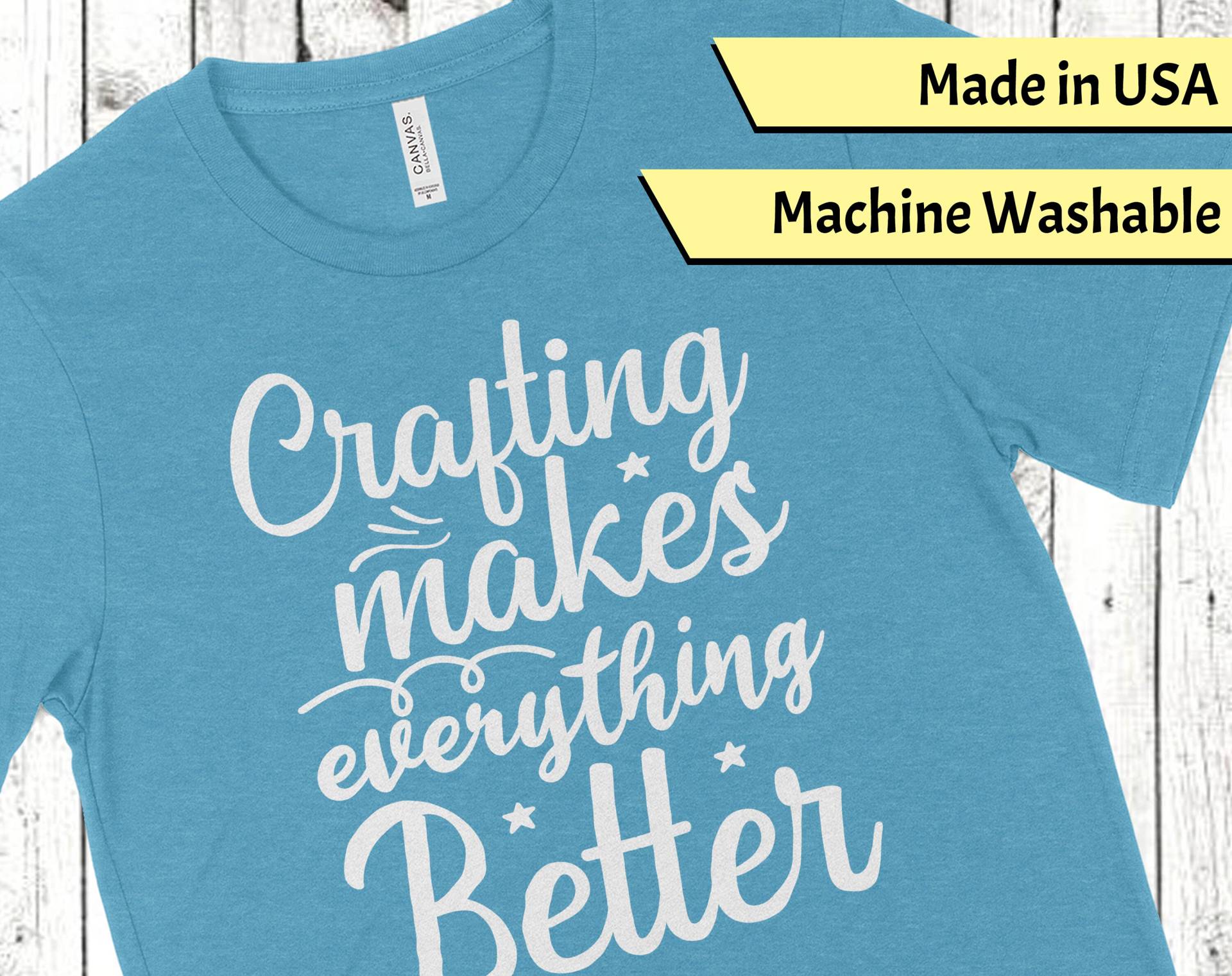 Unisex T-Shirt - Basteln Macht Alles Besser Basteln, Geschenk Für Handwerker, Damen Shirt, Bastelgeschenk Unisex T-Shirt - Basteln Macht Alles Besser Basteln, Geschenk Für Handwerker, Damen Shirt, Bastelgeschenk von BohoMamaGiftsandMore