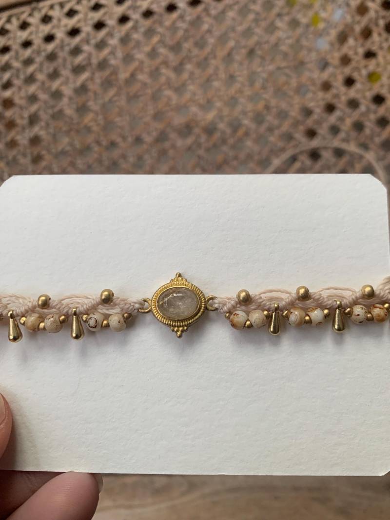 Makramee Kette Mit Anhänger Makramee Kette Mit Anhänger von BohoSoulLiz