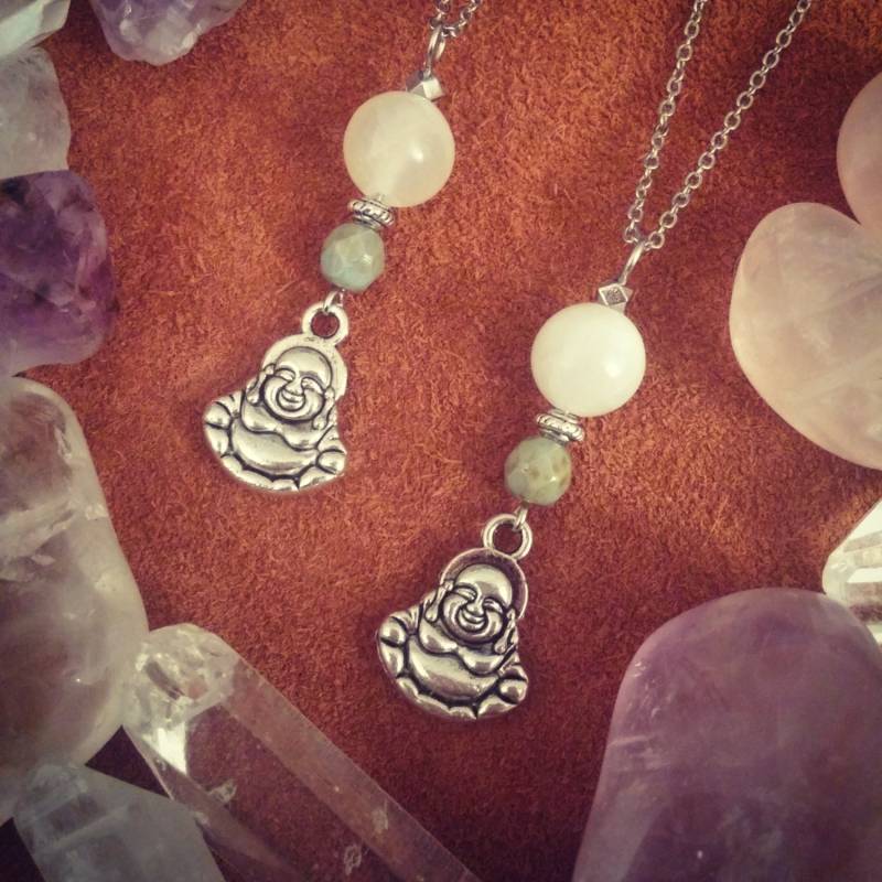 Buddha Bliss // Halskette Boho Buddhismus Yoga Friedlich Zen Perlen Happy Buddha Bliss // Halskette Boho Buddhismus Yoga Friedlich Zen Perlen Happy von BohoTribeCo