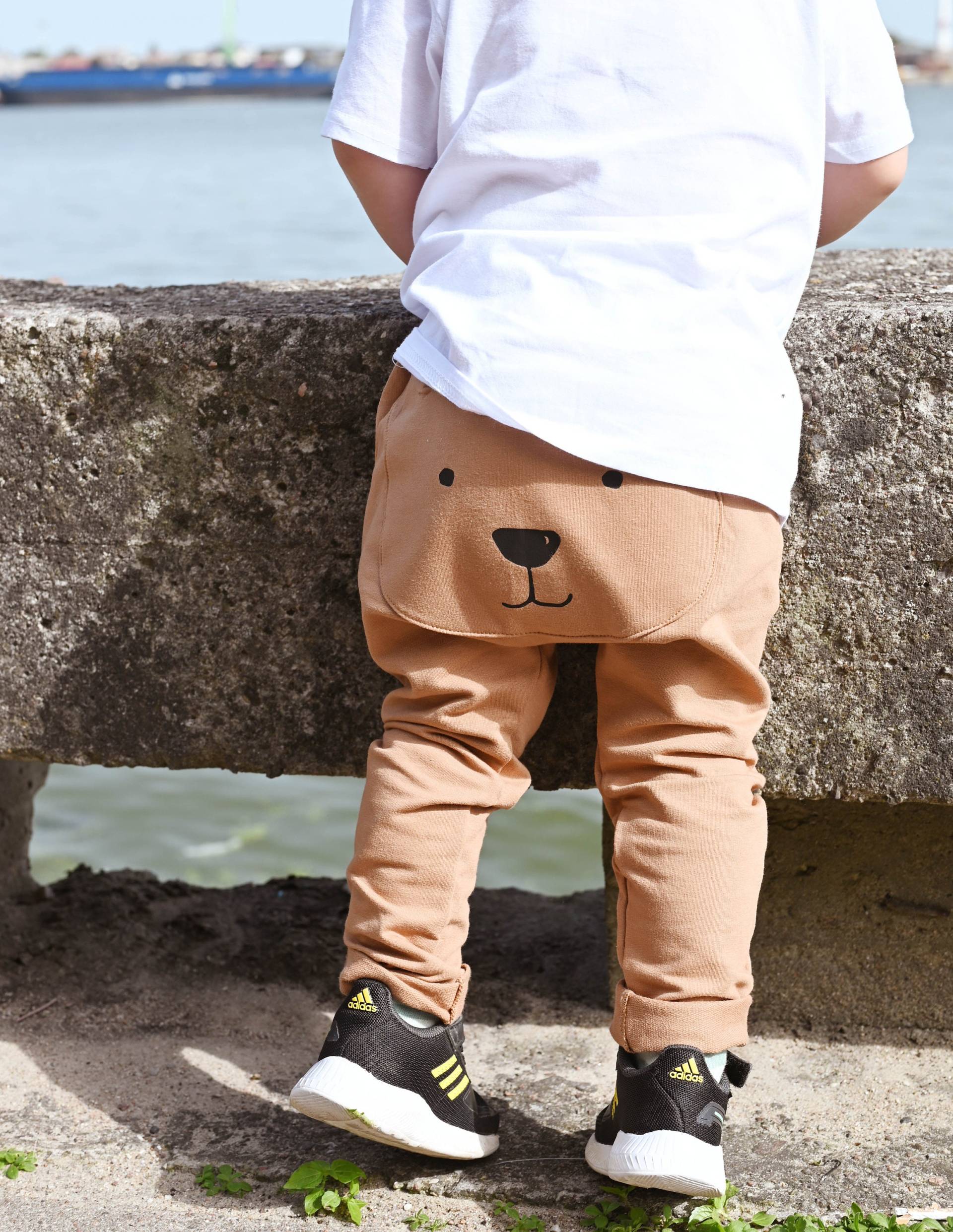 Baby Bär Hose Kleinkind Unisex Kleidung Jungen Leggings Mädchen Braune Geschlecht Neutral Teddy Geschenk Für von BohoVaikai