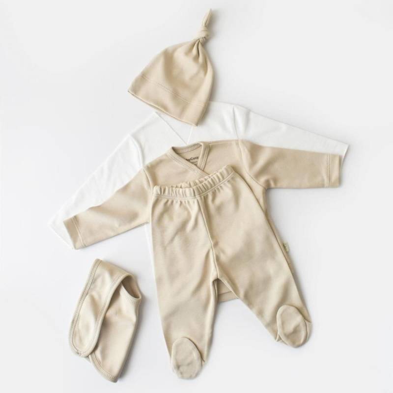 Baby Set Zur Geburt Geschenk Nach Wunsch Body Bio Baumwolle Genderneutral Geschenke-Set von BohoWunder