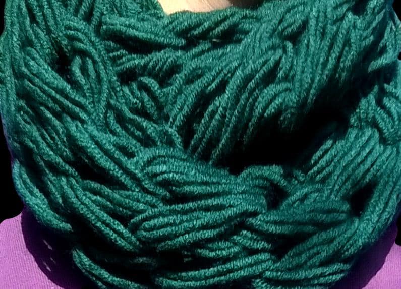 Winter Schal Gestrickt Kragen, Lätzchen, Gestrickt, Finger, Wolle von Bohowonderknits