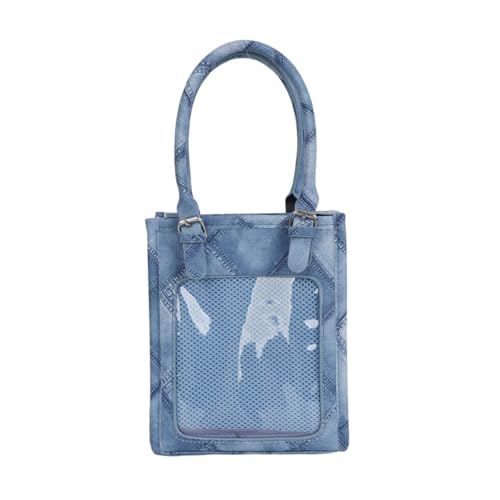 Bokcztml Stilvolle PU-Handtasche für Otaku-Fans, kompaktes Design, Cosplay-Umhängetasche, bequeme Schultertaschen, passend für den täglichen Gebrauch, gesteppte Umhängetasche, C, One Size von Bokcztml