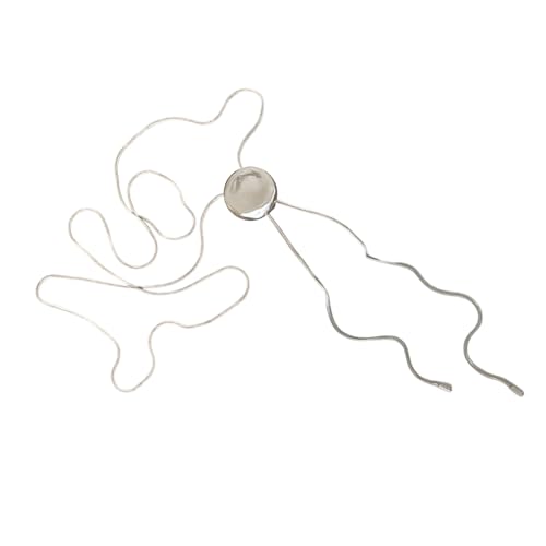 Bokcztml Trendige, modische Halskette mit ausziehbarer Länge, minimalistischer Anhänger, moderner inspirierter Halsschmuck, verstellbar, für Damen, Schmuck, vielseitige Länge, verstellbare Halskette Bokcztml Trendige, modische Halskette mit ausziehbarer Länge, minimalistischer Anhänger, moderner inspirierter Halsschmuck, verstellbar, für Damen, Schmuck, vielseitige Länge, verstellbare Halskette von Bokcztml