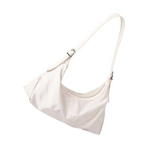 Bokcztml Trendiges koreanisches Design, geräumige Tasche, Handtasche mit mehreren Fächern, bequeme Schultertasche, kompakte Pendlertasche, weiß, One Size von Bokcztml