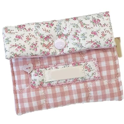 Ergonomische Servietten-Aufbewahrungstasche mit Blumenmuster, für Damen, Reisefreundlich, für Reisen, Geschenk, tragbare Tasche, B, Mass Beauty von Bokcztml