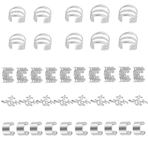Goldene Geflecht Clip Haarperlen Losen Spulen Haarclip Dreadlock Perlengeflecht Ringe Haarringe Haarschmuck Für Geflecht von Bokcztml