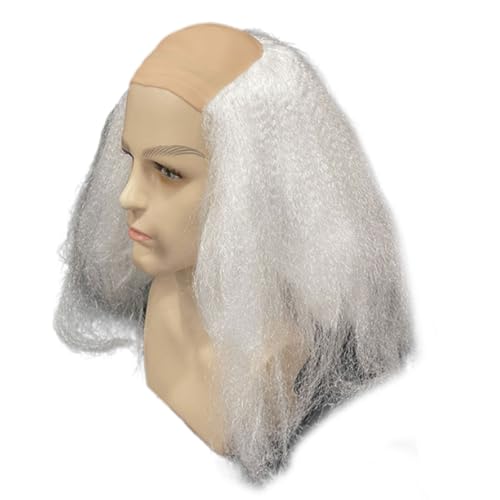 Halloween Haariger Kopfbedecke Lustige Perücken Kappen Schnurrbart Für Perücken Streich Halloween Lustige Cartoon Kopfbedeckung von Bokcztml