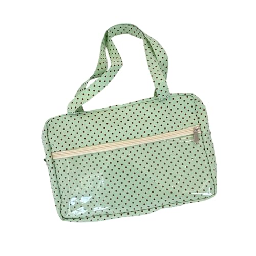 Japanese Styles Damentasche Dot Design Kreative Damen Schulter Geldbörse Praktische Weibliche Achseltaschen für den täglichen Gebrauch Klar Täglicher Gebrauch Tasche, grün, One Size von Bokcztml