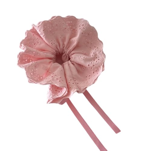 Modischer Haargummi mit Spitzenbesatz und Kordelzug für Damen, bequemer und eleganter Pferdeschwanzhalter für Mädchen für den täglichen Gebrauch von Bokcztml