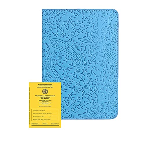 Impfpass Hülle Passport Holder Neuer Impfausweis Kunstleder PU Leather Impfpassausweis Reisebrieftasche Schutzhüllen Reisepass Ausweishülle Damen Herren von Bolan Fey