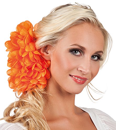 Blumen Haarspange Große Dahlie - Orange von Boland