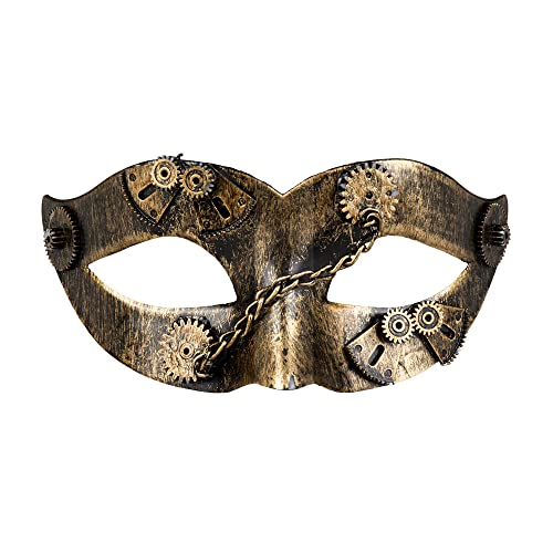 Boland 54521 - Augenmaske Gearpunk für Steampunk Kostüme, Maske für Faschingskostüme, Kostüm Zubehör für Karneval, Halloween und Mottoparty von Boland