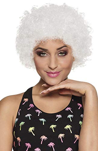 Boland 85839 Perücke Pop, Weiß, One Size von Boland