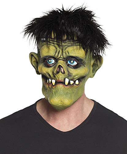 Boland 97573 - Maske Creepy Monster aus Latex mit Haaren, Gruselmaske für Karneval oder Halloween, Maske für Faschingskostüme, Horror-Kostüm, Zombie von Boland