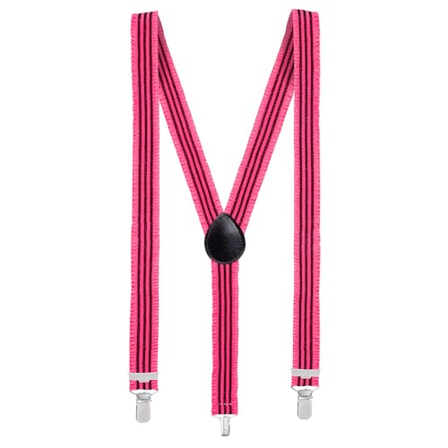 Boland - Hosenträger mit Rüschen, mit Clips, dehnbar, Hosenhalter, Kostüm, Karneval, Mottoparty von Boland