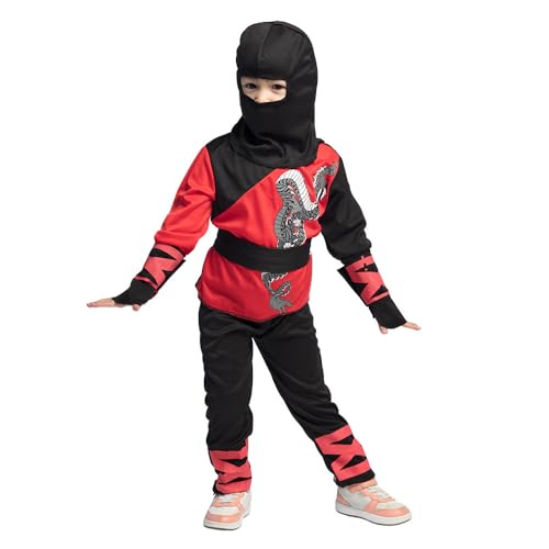 Boland - Kostüm Ninja für Kinder, 3 - 4 Jahre, Verkleidung, Faschingskostüme Kinder für Karneval und Mottoparty von Boland