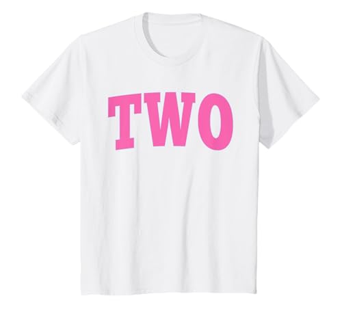 Two Bold Pink Design 2nd Birthday 2-Year-Old Girl T-Shirt Two Bold Pink Design 2nd Birthday 2-Year-Old Girl T-Shirt von Bold Pink 2nd Birthday Design