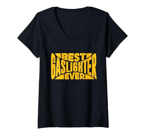 Damen Das Beste Gasfeuerzeug-Design Aller Zeiten T-Shirt mit V-Ausschnitt Damen Das Beste Gasfeuerzeug-Design Aller Zeiten T-Shirt mit V-Ausschnitt von Bold Statement Designs