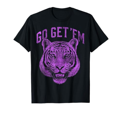Damen Go Ge Tiger Lustige Motivationskatze T-Shirt von Bold Tiger Spirit Motivational Sports Apparel Co.