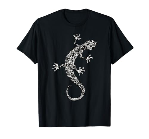 Gecko Eidechse Reptilien Tierliebhaber Geschenk Männer Frauen Jungen Mädchen T-Shirt von Bold and Friendly
